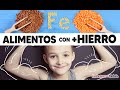 Los 5 ALIMENTOS con MÁS HIERRO 💪🏻🦀 ¡Qué no falten!