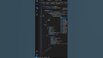Progress Bar in React Js #reactjs #javascript