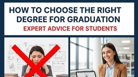 How to Choose the Right Degree for Graduation | Expert Advice for Students #w3skillset 