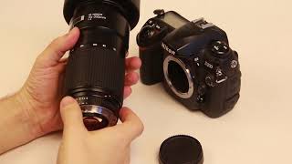 Nikon 70-210 AF F4 review set up check worckability autofocusing and recommendations