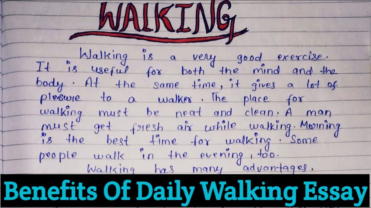 write a speech on the topic benefits of morning walk