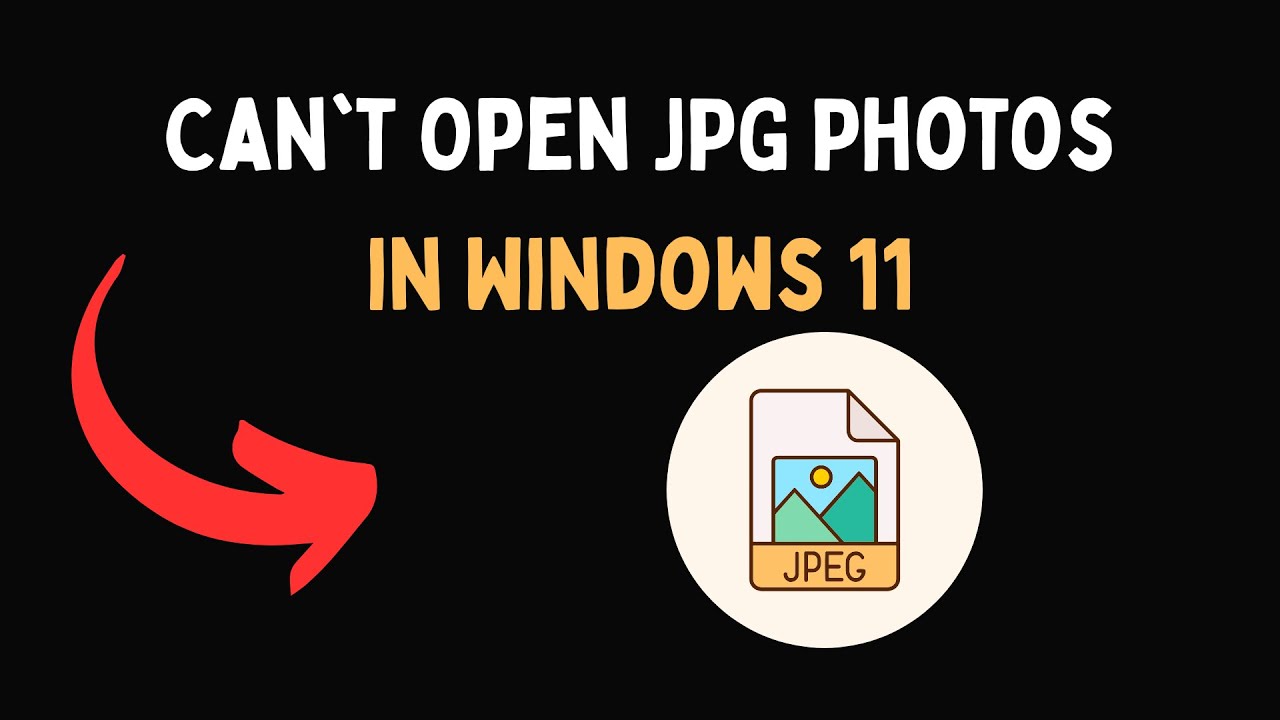 Невозможно открыть фотографии JPG в Windows 11