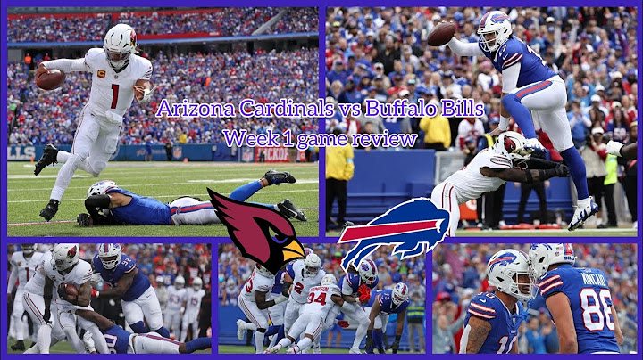 Arizona Cardinals vs Buffalo Bills, Week 1, 2024 NFL game review 28-34