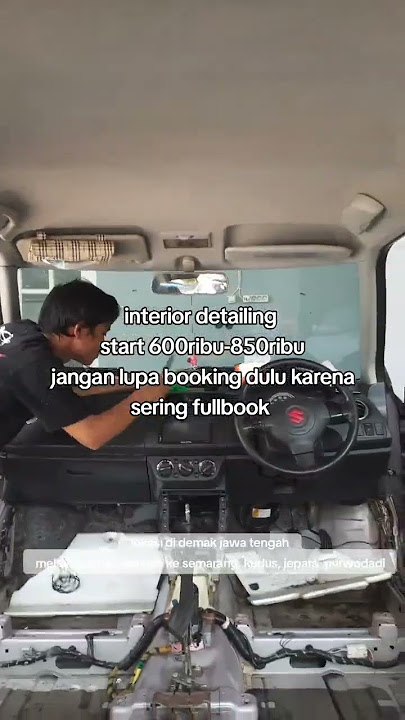 Salon Mobil Interior Detailing sering fullbook #salonmobil #interiordetailing #interiormobil #demak