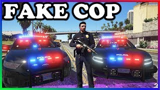 GTA 5 Roleplay - FAKE COP GETTING ARRESTED BY REAL ONES | RedlineRP