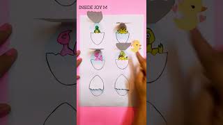 Hatching eggs craft #art #satisfying #craft