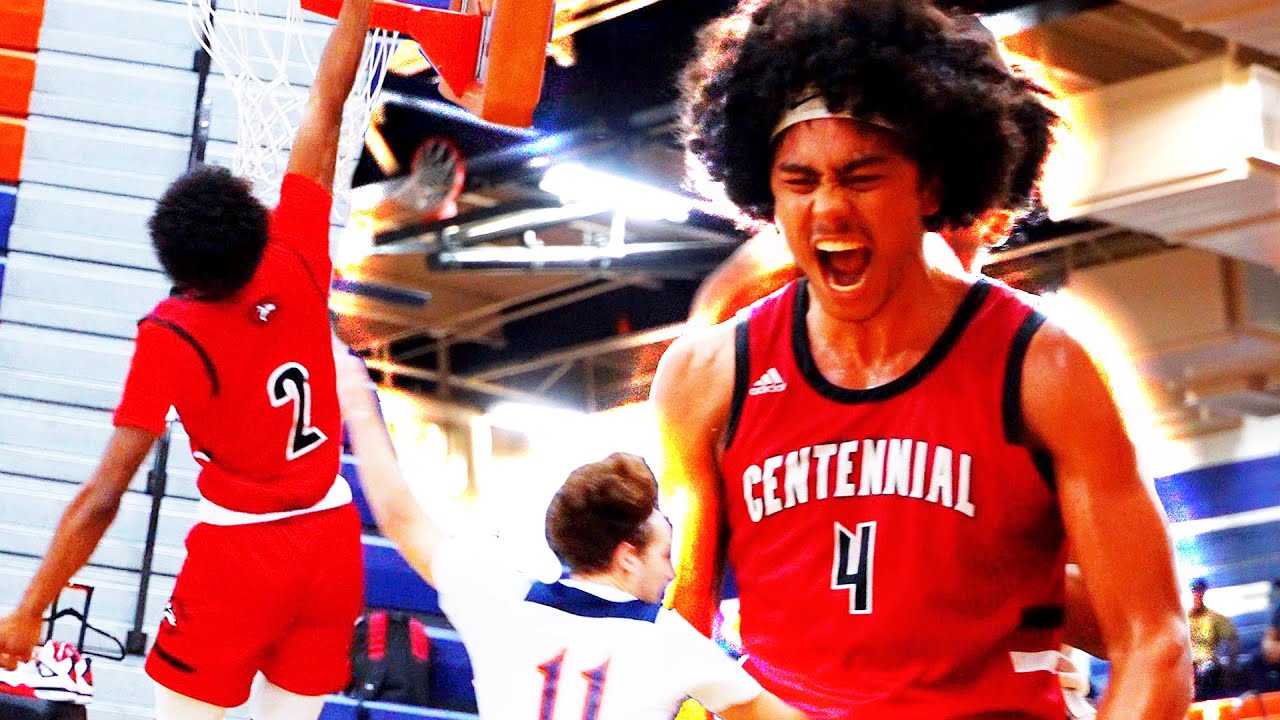 Donovan Dent & Kylan Boswell Take Turns Getting BUCKETS in RIVALRY GAME: CEN10 @ Roosevelt