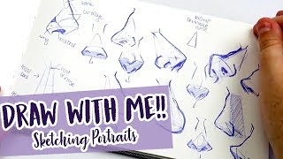 PORTRAIT STUDIES ~ Sketch With Me!