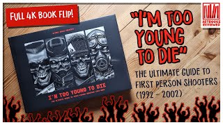 I'm too young to die - the ultimate guide to first person shooters | 4K book flip video