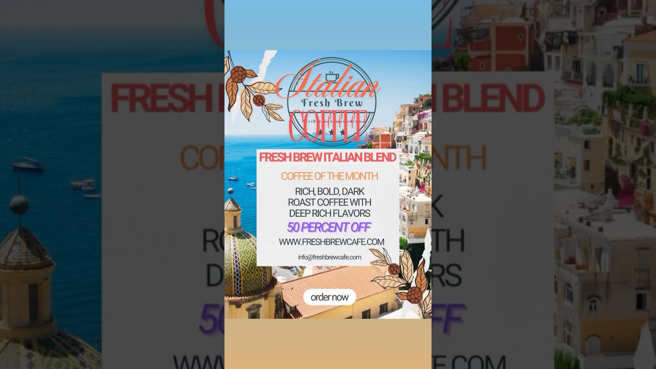 Fresh Brew Cafe FBC Coffee September 2025 Special Coffee of the Month ! 