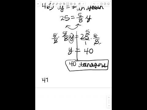 BJU Press Pre-Algebra Chapter 5 Review #44-57 - YouTube