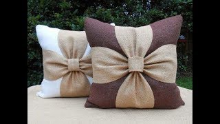 Beautiful Flower Cushion Cover Cutting and Stitching | DIY | Home Decor