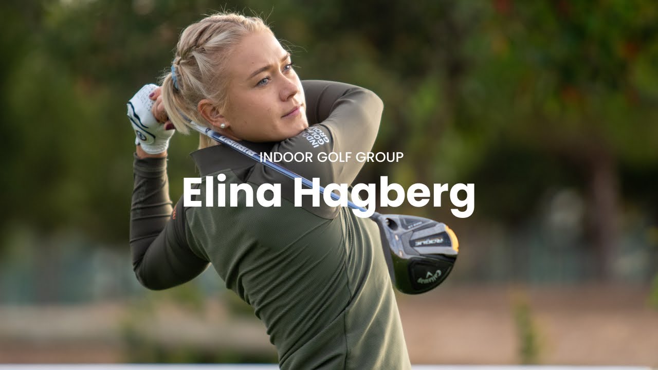 Elina Hagberg från konståkare till golfproffs