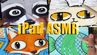 iPad ASMR, The Cutest Animals Ever! | Relaxing Paint by Numbers 🦊