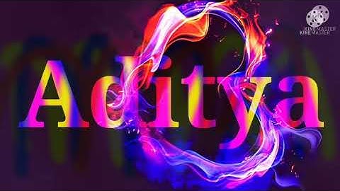Aditya name status video