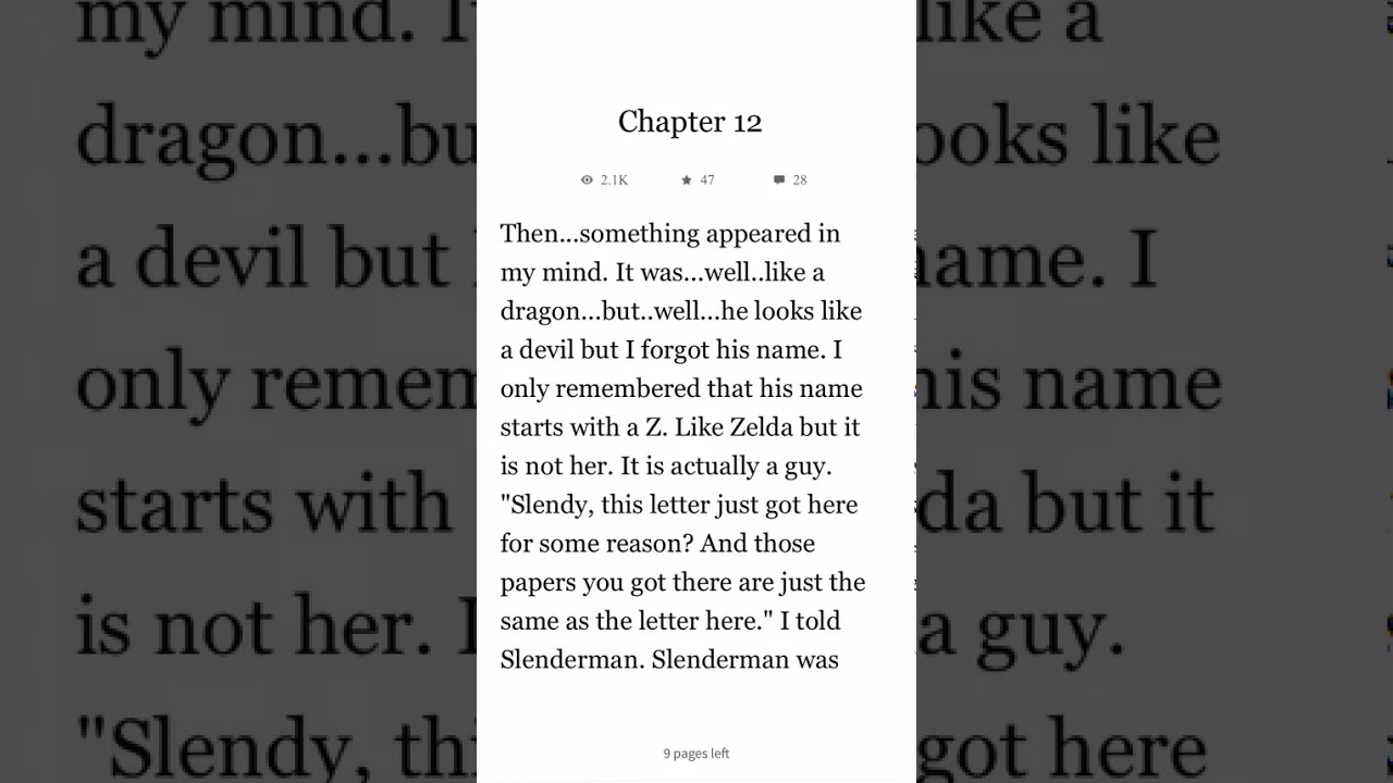 Ben drowned x listener chapter 12-13