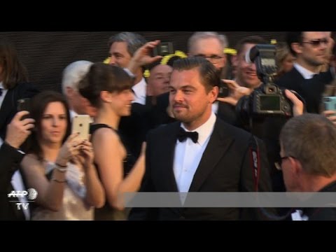 Video: Ang DiCaprio ay nabighani sa modelo ng British