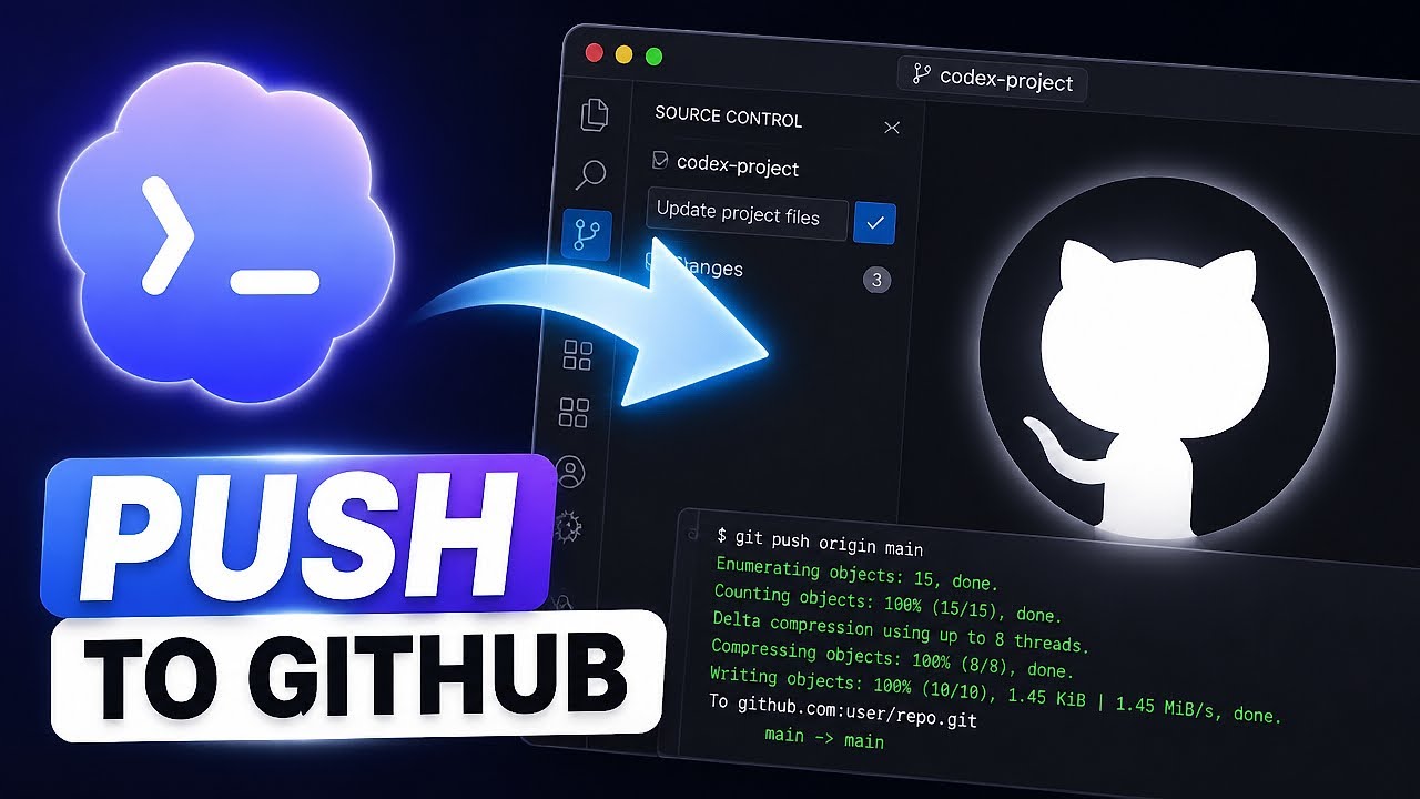 How To Push To GitHub Using Codex - YouTube