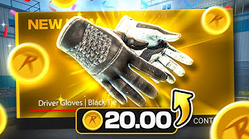 CAN I TURN 20 COINS INTO BLACK TIE GLOVES? (CSGOROLL)