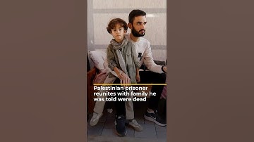 Palestinian prisoner reunites with family he was told were dead | AJ #shorts