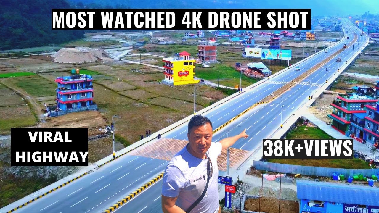 Best Drone Shot Hemja l Pokhara to Baglung Midhill highway l Viral Road in Nepal l Beautiful Highway