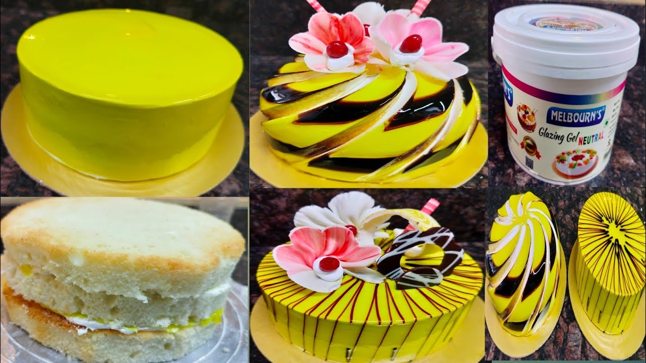 Dome Shape Cake/Neutral Glaze Cake /Neutral Jelly Cake/Kaise banta