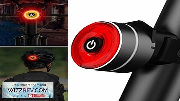 BIKIGHT Smart Achterlicht voor Fiets met Remsensor, 4 Standen