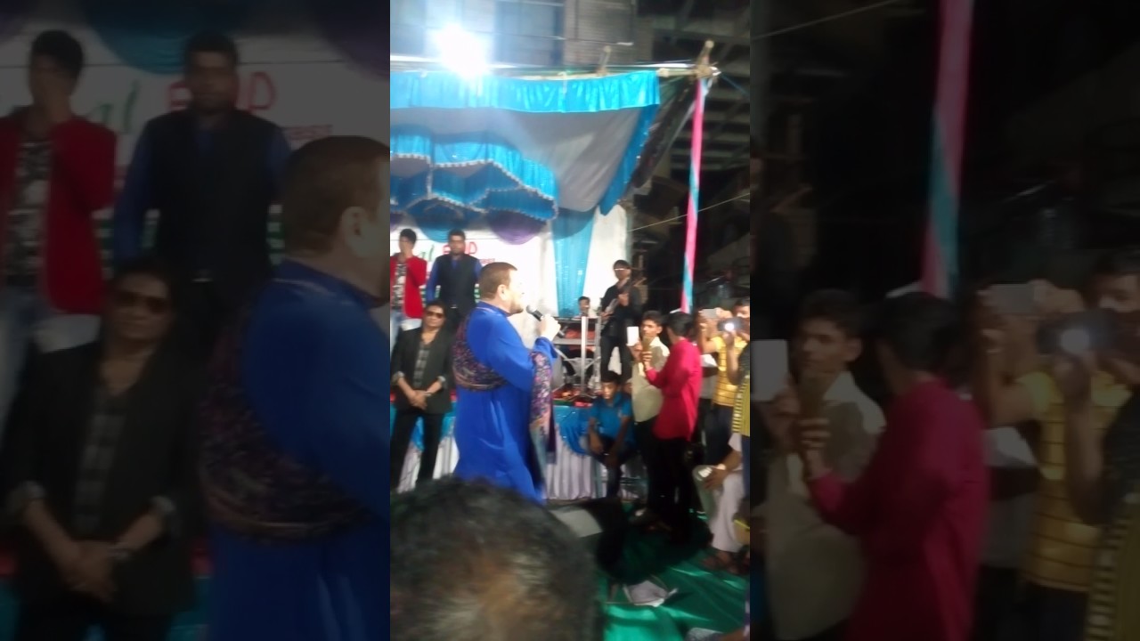 Nitin Mukesh and Sabbir kumar at Vadodara song So Gaya ye Jaha from Tejab By Imtiyaz Alam Journalist