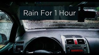 🕐1 час под дождем в машине🚗 ☔️ ||звуки дождя💧||1 hour in the rain in the car🌧||rain sounds💧