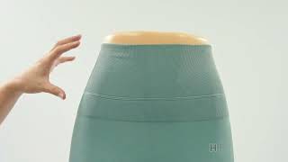 Nvgtn Activewear Manufacturer Video For The Sample Seamless Ruched Leggings.