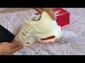 Unboxing nike tn air max plus utility white safety orange sneakers  my instagram  moundirunboxing