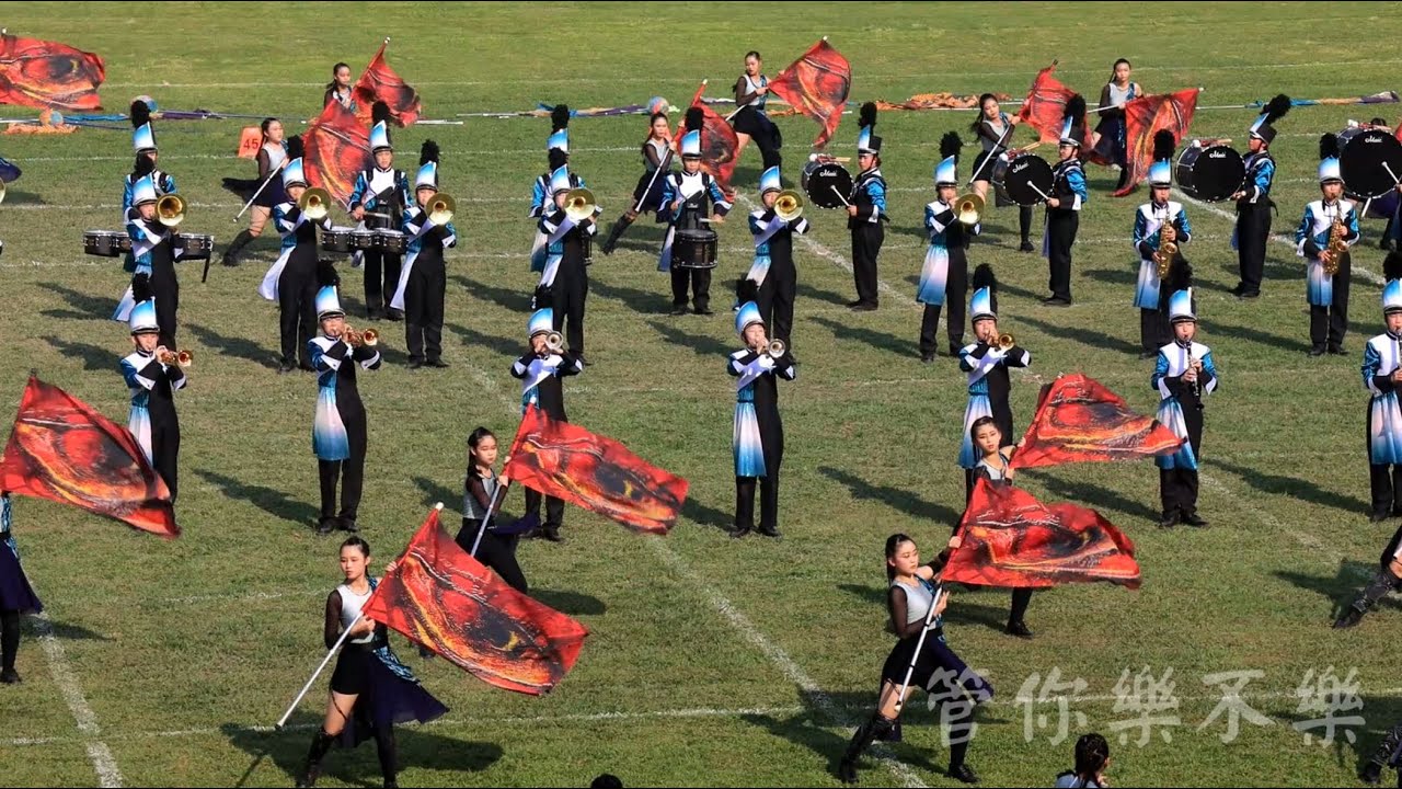曉明女中樂旗隊｜2025 全國學生音樂比賽｜中區行進管樂決賽