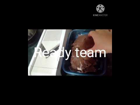 ماندو شيف بديل السكاكين ولكن كانك بتقيسي سمك كل قطعه وتطلعي كل القطع نفس المقاس 