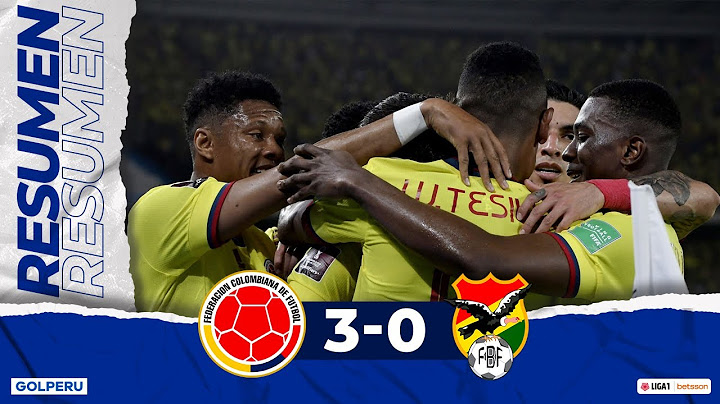 Resumen: Colombia vs Bolivia (3-0)