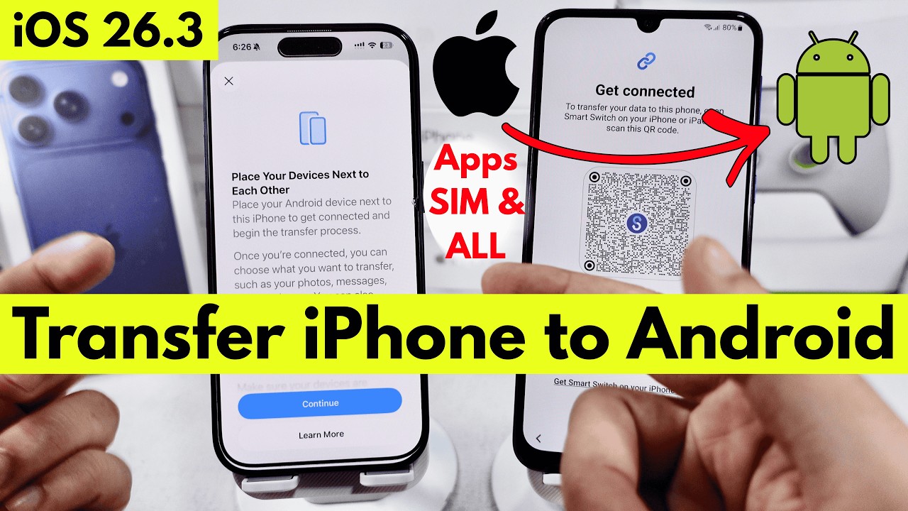 How to Transfer Data from iPhone to Android in iOS 26.5 Latest Update ...