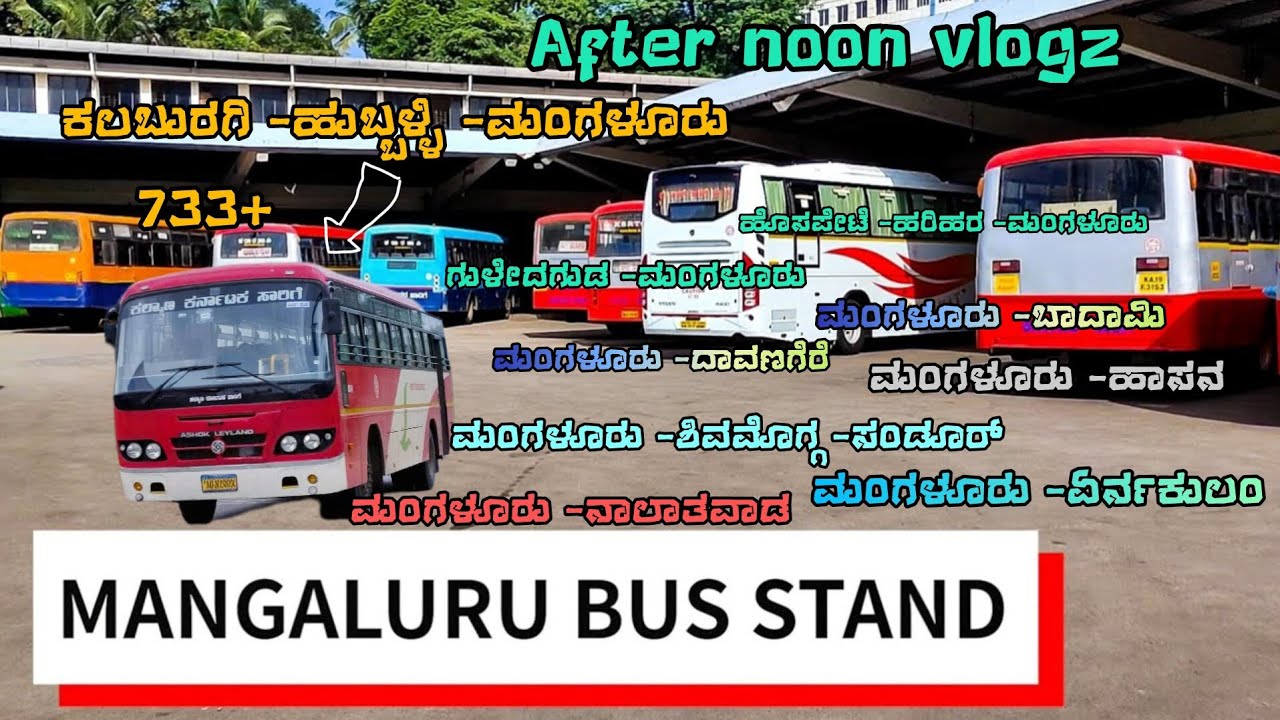 🚍 ಮಂಗಳೂರು ಬಸ್ ನಿಲ್ದಾಣ |ಕಲಬುರಗಿ, ತಾಳಿಕೋಟೆ,ಹಾಸನ 