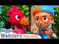 Blippi Encontra o Dinossauro Mais Pequeno! 🐦 Blippi em Português 🟠 Vídeos Educativos para Crianças