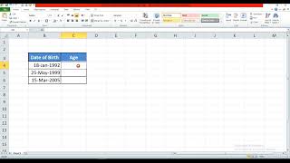 How to Calculate Age Using a Date of Birth in Excel (The Easy Way)