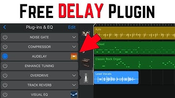 How to use the DELAY plugin in GarageBand iOS