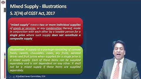 Composite Supply vs Mixed Supply || CA Bimal Jain