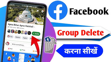 Facebook group delete kaise kare | How to delete facebook group | Fb group delete