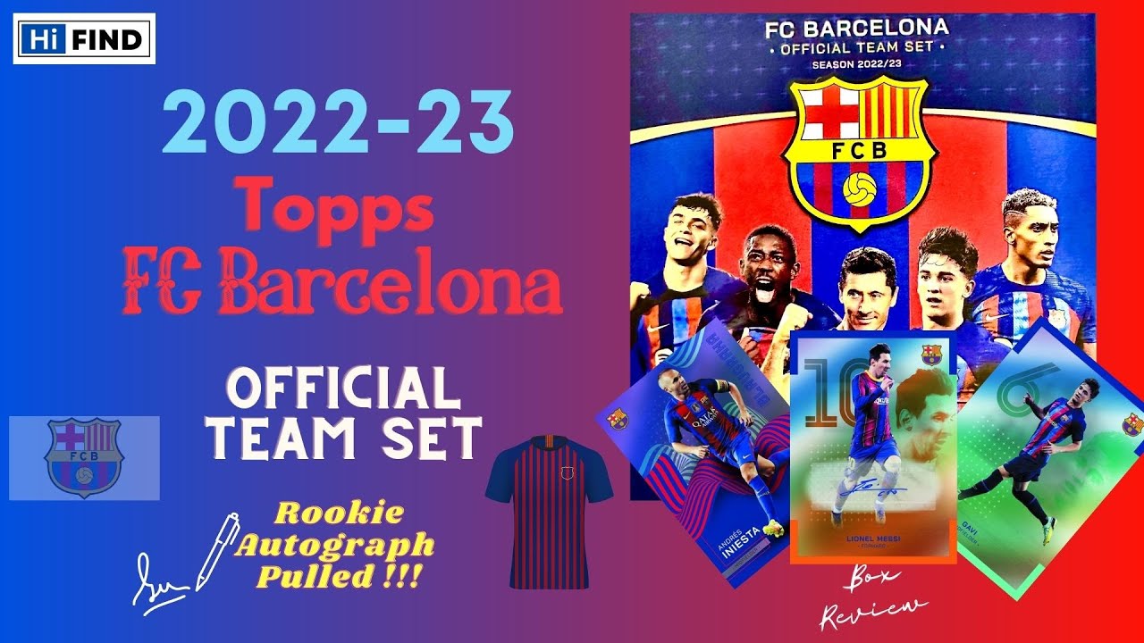 2022-23 TOPPS BARCELONA CHROME Boxバルセロナ