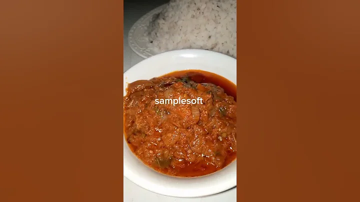 White Rice and Tomato Stew#food #shorts