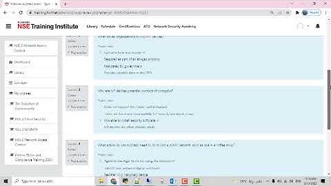 NSE 2 - Lesson9 - NETWORK ACCESS CONTROL 2023