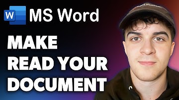 How to Make Microsoft Word Read Your Document (Full 2024 Guide)