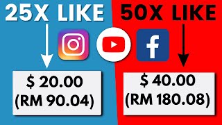 Buat duit dengan hanya LIKE & KOMEN FB POST | Buat Duit Online | RM90 = 25 Like