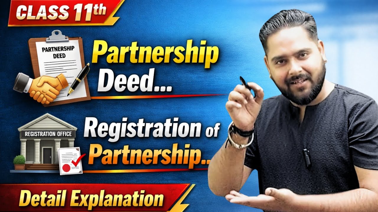 Partnership deed and its registration 