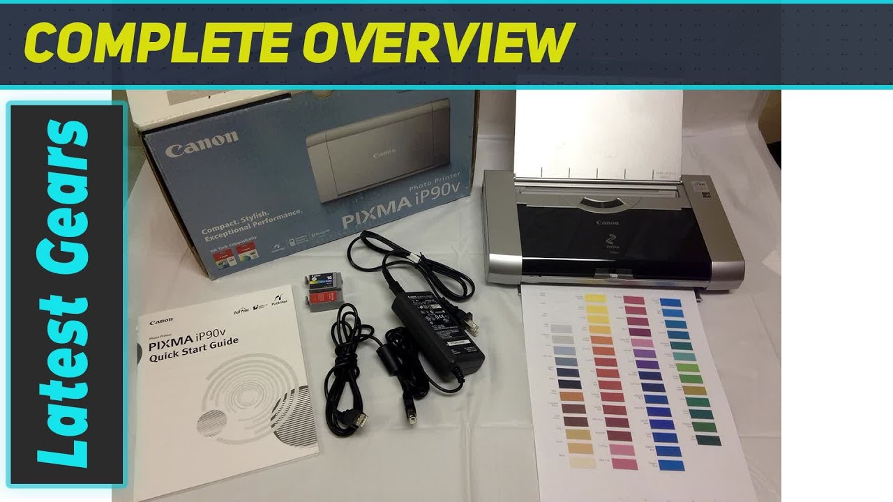 Canon PIXMA iP90v: Ultimate Portable Photo Printer? - YouTube