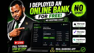 I Just Deployed My Online Bank for FREE! (Vercel + Supabase + Render)