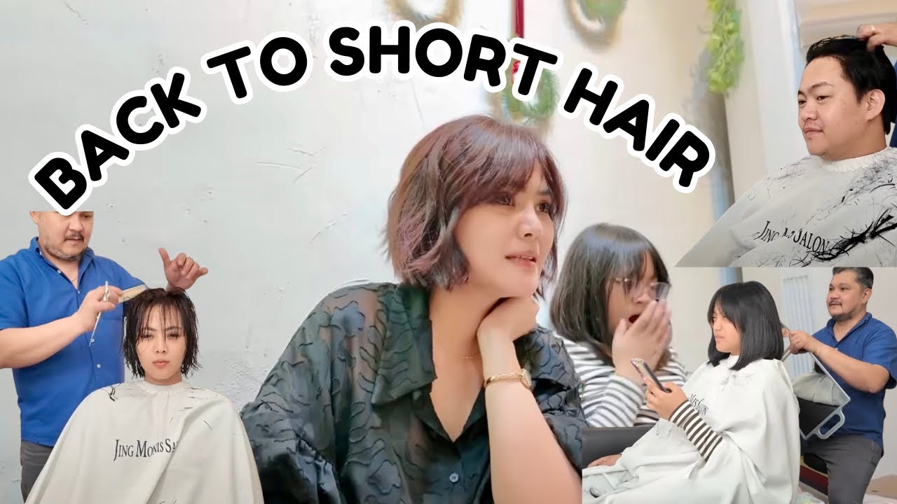 NAGPA-BANGS NA KAMING LAHAT + SHORT HAIR NA ULET! | AustriaFamilyVlogs